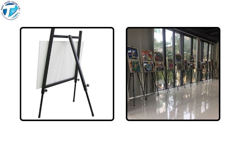 Giá để tranh chữ A
